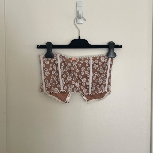 For Love and Lemons Lace Corset Tube Top - Picture 8 of 8